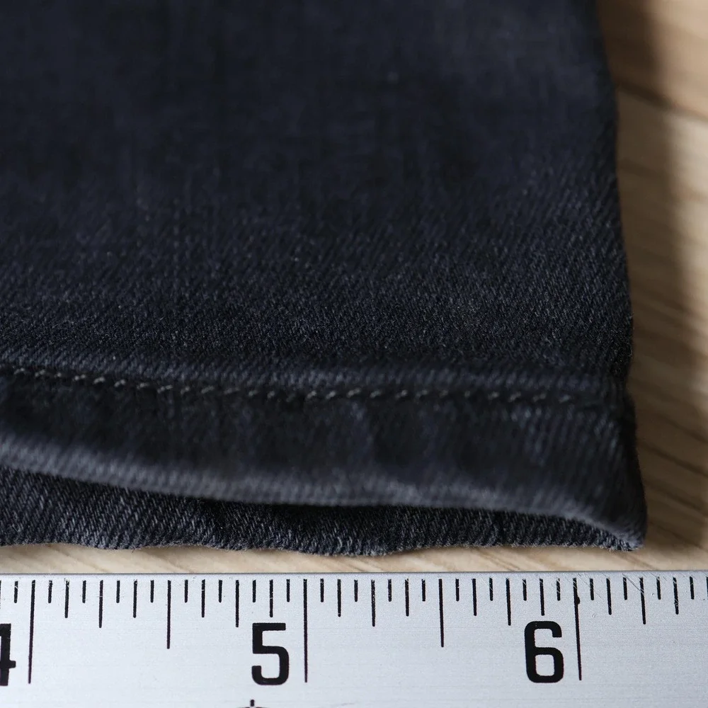 AllSaints Jeans Mens 31x31 Black Rex Damaged Skinny Slim Stretch Distressed